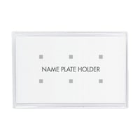 オープン工業 ソフト名札 名刺サイズ 両用クリップ 10枚 N4