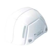 トーヨーセフティー 防災用折りたたみヘルメット BLOOM ホワイト NO100WH NO100WH 1個