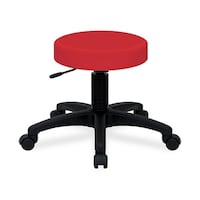 高田ベッド ホスピタルチェアー 座面直径36×座高42ー50cm ライトブルー TB43901 1個