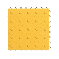 テラモト ナイロンブラッシュ H25 警告 300×300 MR0972780 1枚