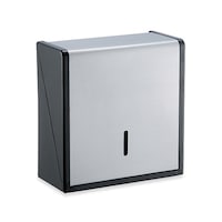 テラモト ステン紙タオルホルダー L 黒 OT5682100