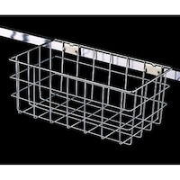 テラモト モップ収納ラック用バスケット 中 CE4945200 1個