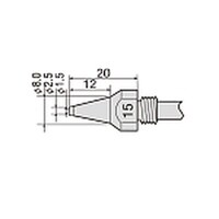 太洋電機産業 替ノズルチップφ1.5mm TP100N15