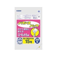 オルディ バランスパック15号ひも付半透明 1ケース(200枚/冊×10冊×4パック) BPN15H 1箱