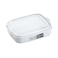 エンテック 電子レンジ容器 パルスレンジ 角型 PL1004 ホワイト 5648800