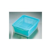 タケヤ ざるコン 角型 グリーン 14L 7270200