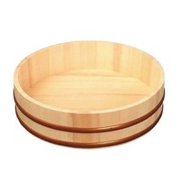 ヤマコー 天然木 寿司飯台 30cm 3合(85287)PPタガ 1997900