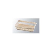 萬洋 籐製角カゴ 16728C(620C)300×220×H70 5139100 1個