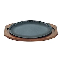 旭 アサヒ 鉄 ステーキ皿 A10432 唐草 6415800