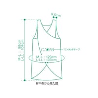 オオサキメディカル PH入浴介助用エプロン LLL イエロー 74773