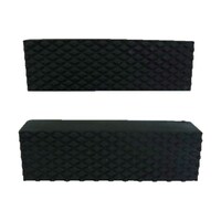 アズワン アルミ合金バイス TAB70用 ゴム製口金セット 1組(2個入) TAB70GK