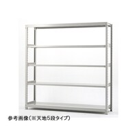 軽中量ラック H1200mm×W1500mm×D450mm×天地4段 増連 TS45454R 1個