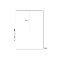 ヒサゴ エコノミープライスマルチプリンタ帳票 A42面白紙 BPE2002 1パック