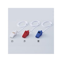 日本緑十字社 笛(ホイッスル) 赤 全長51.5mm 12個組 プラスチック製 144404