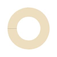 ユニット シーリングプレート50A(アイボリー)・10枚組 47637