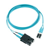 パンドウイットコーポ 光ファイバーパッチコード OM3(低損失タイプ) 片端SCデュプレックス片端LCデュプレックス ライザー 2m FX2ERLNSNSNM002 1本