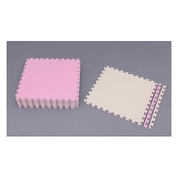 アイリスオーヤマ ジョイントマット ピンク/ベージュ 620×620×18mm 1セット(16枚入) JTMR616