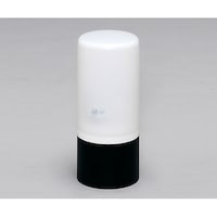 アイリスオーヤマ 電池式ガーデンセンサーライト ブラック/ホワイト φ91×216mm ZSLSEW 1個