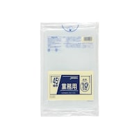 ジャパックス 業務用重量物対応45L LLDPE 透明 0.08mm 1ケース(10枚×20冊入) PL48