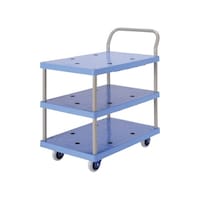 金沢車輌 静音樹脂台車 750×455×865mm (3段) NP105GS 1個