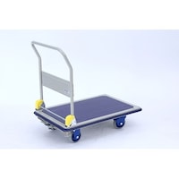 金沢車輌 静音スチール台車 860mm (ハンドル折りたたみ式) フットブレーキ付 NHT306S