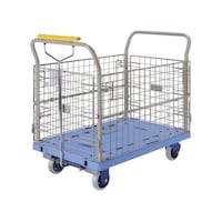 金沢車輌 ハンドブレーキ付静音樹脂台車 935mm (網両面開閉式) PHB307GS