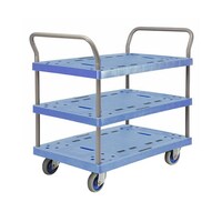 金沢車輌 樹脂台車 (両ハンドル3段) 975×600×970mm NP319