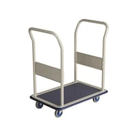 金沢車輌 小型スチール台車ハンドル折畳