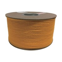 ユタカメイク ポリエチレンロープドラム巻 5mm×200m イエロー PRE90 PRE90 1巻