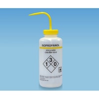 TARSONS 薬品識別洗浄瓶 LDPE製 1000mL Isopropanol(イソプロピルアルコール) 563012