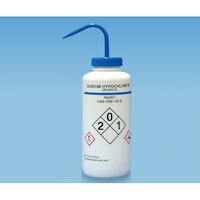TARSONS 薬品識別洗浄瓶 LDPE製 1000mL SodiumHypochlorite(次亜塩素酸ナトリウム) 563015