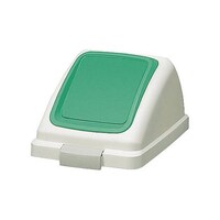 山崎産業 リサイクルトラッシュECO35プッシュ蓋(グリーン) YW132LOP3G