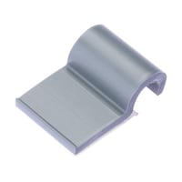 パンドウイットコーポ 固定具コードクリップ ゴム系粘着テープ付き グレー(100個入) A1C12AC8