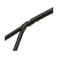 パンドウイットコーポ スパイラルラッピング ハロゲンフリー難燃性ナイロン6 黒 T25NZFRC20 1巻