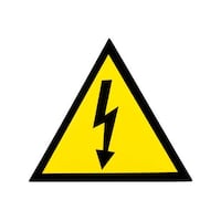 パンドウイットコーポ ISO警告ラベル ロールタイプ 感電注意 WL33Y 1巻