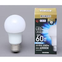 アイリスオーヤマ LED電球 調光 E26 広配光 60形相当 昼白色 LDA9NG/D6V2
