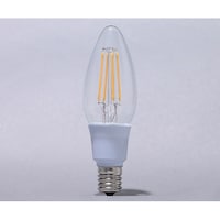 アイリスオーヤマ LEDフィラメント電球 E17 40形相当 電球色 調光 LDC4LGE17/DFC