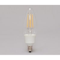 アイリスオーヤマ LEDフィラメント電球 E12タイプ40形相当 電球色 調光 クリアタイプ LDC4LGE12/DFC