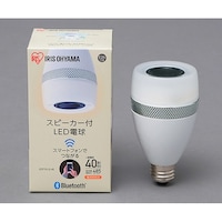 アイリスオーヤマ スピーカー付LED電球 E26 40形相当 電球色相当 LDF11LG4S 1個