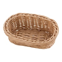 萬洋 樹脂アメニティバスケット 小判 アイボリー 小 62629726 1個