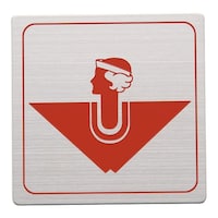 ヒカリ ステンレス サイン 逆三女 FS89330