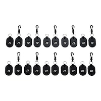 友屋 ツインチケット(10組入)黒 ZTK2803 1ケース