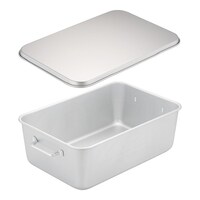 TKG アルマイト 重なるパン箱(蓋付) (35ー45人対応) TA40 1個