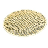 萬洋 竹製 樹脂渕丸盆ザル 42cm 62640211 1個