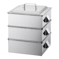 TKG SA210業務用角蒸器 2段 33cm 62643928 1個