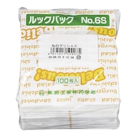 福助工業 ルックバッグ デリシャス(100枚入) No.6S 0210404 1ケース