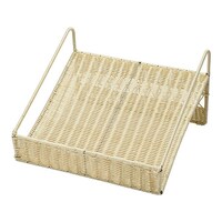 萬洋 樹脂横置きフランスパンスタンド 深型(白) 62658112 1個