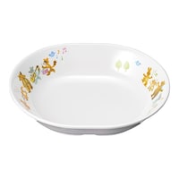 TKG メラミンお子様食器「プチまる」 67PM 楕円深皿 62685677 1枚