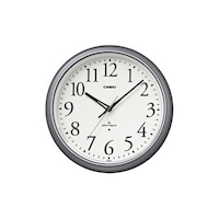 カシオ スタンダード掛け時計 (シルバー) IQ1050NJ8JF