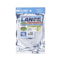 朝日電器 CAT6フラット 10 LANFT1100(W)
